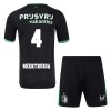 Officiële Voetbalshirt + Korte Broek Feyenoord Rotterdam Geertruida 4 Uit 2024-25 - Kids